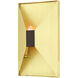 Lexford 2 Light 7 inch Satin Brass ADA ADA Sconce Wall Light