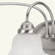 Edgemont 4 Light 30.5 inch Brushed Nickel Bath Vanity Wall Light