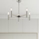 Copenhagen 5 Light 25 inch Brushed Nickel Chandelier Ceiling Light
