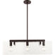 Ashcroft 3 Light 7 inch Bronze Chandelier Ceiling Light