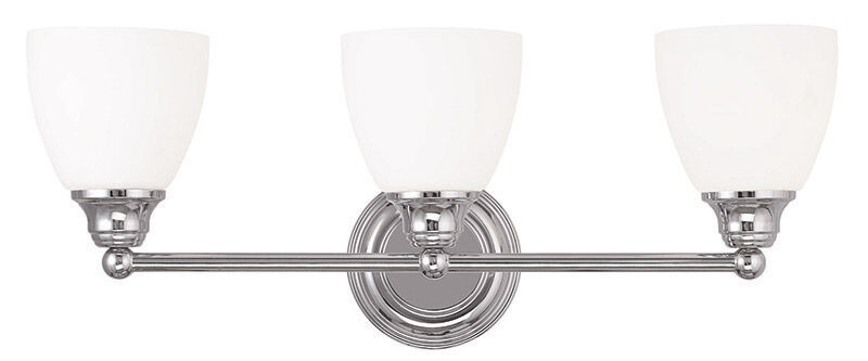 Somerville 3 Light 23 inch Polished Chrome Bath Vanity Wall Light