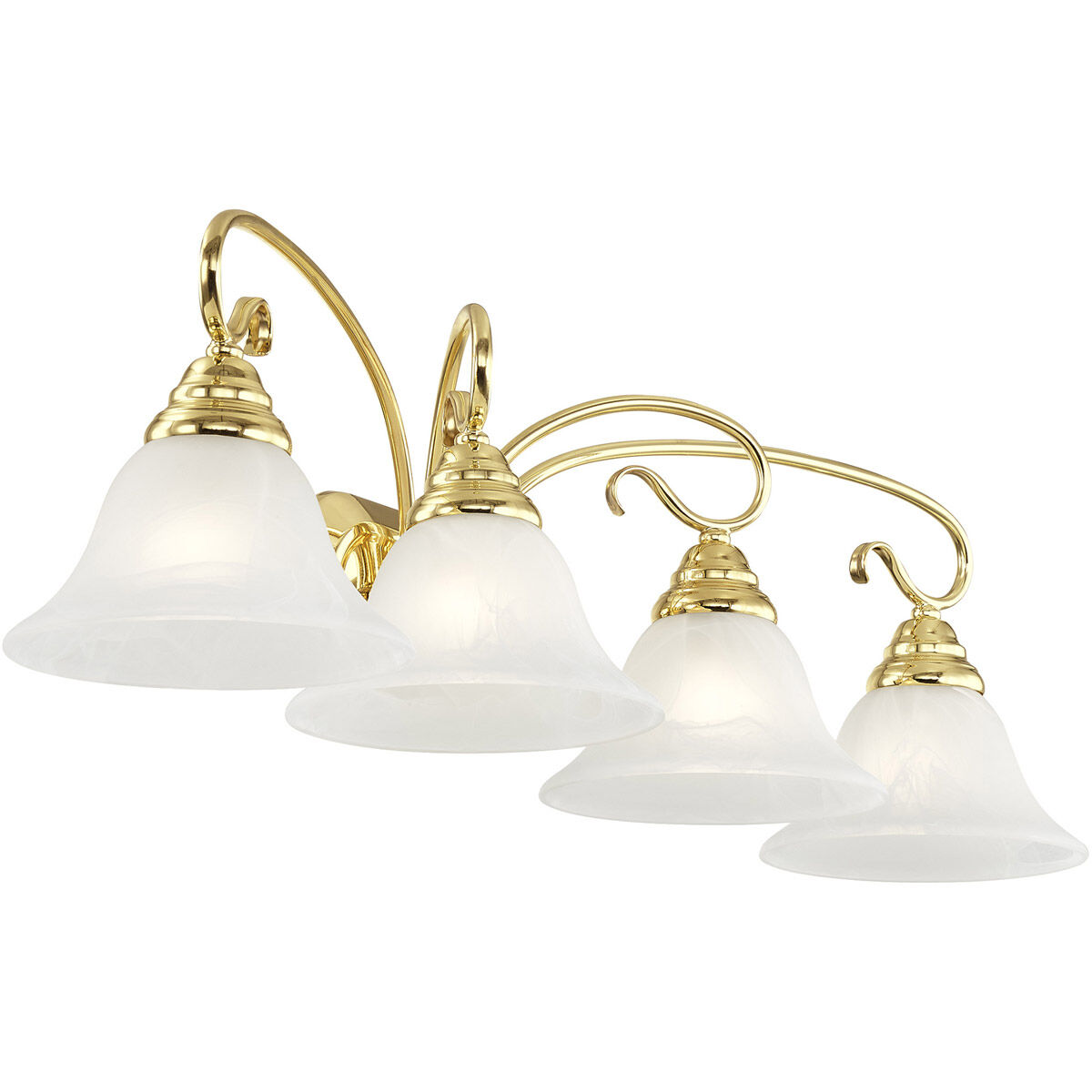 Coronado 4 Light 36 inch Polished Brass Bath Vanity Wall Light