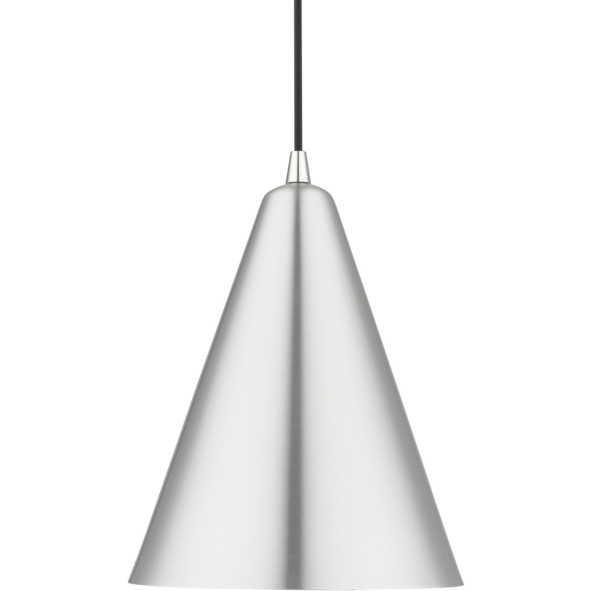 Dulce 1 Light 10 inch Brushed Aluminum with Polished Chrome Accents Pendant Ceiling Light