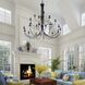 Estate 24 Light 60 inch Black Foyer Chandelier Ceiling Light