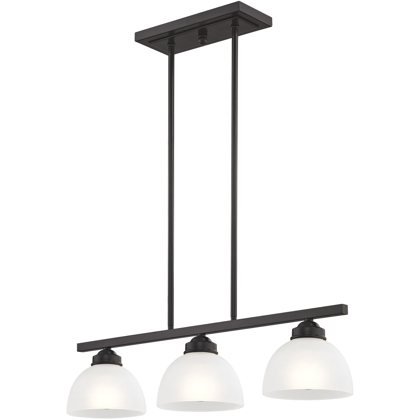 Somerset 3 Light 28 inch English Bronze Linear Chandelier Ceiling Light