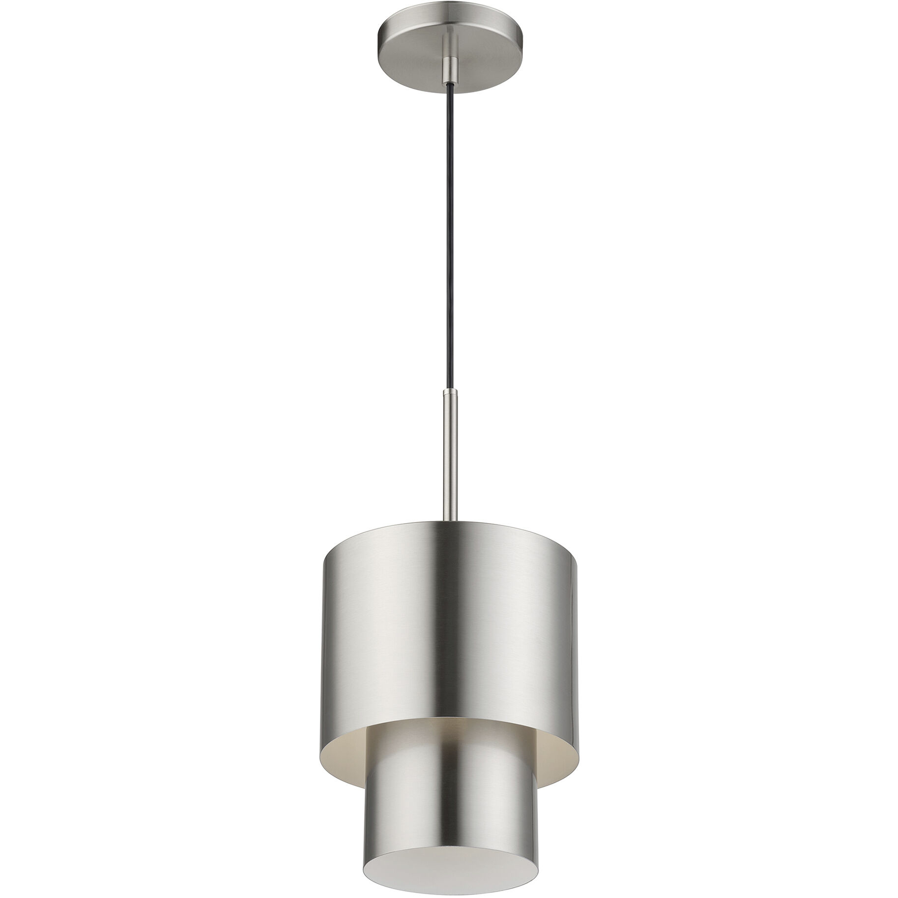 Zolana 1 Light 8.5 inch Brushed Nickel Mini Pendant Ceiling Light