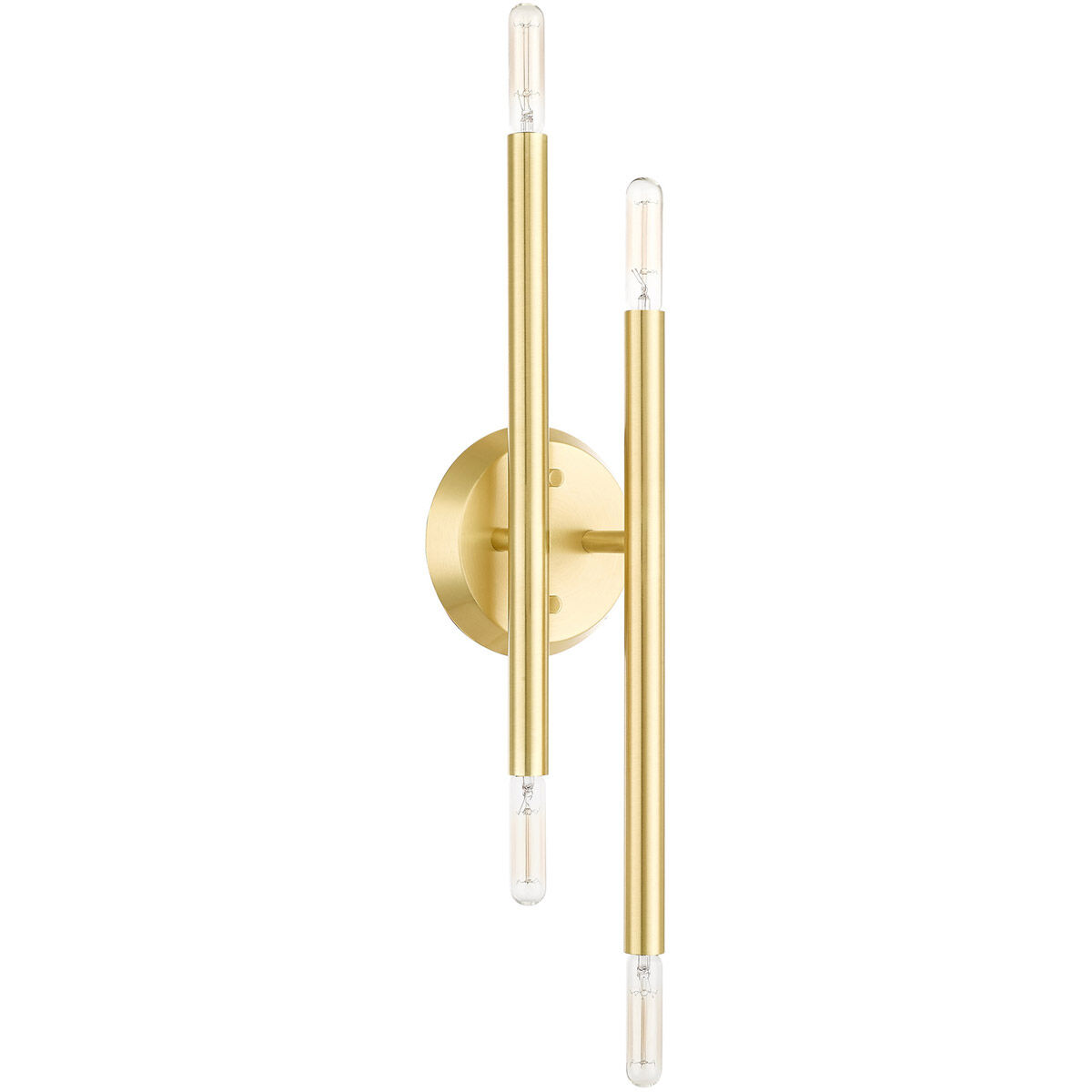 Soho 4 Light 5 inch Satin Brass ADA Sconce Wall Light
