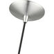 Dulce 1 Light 10 inch Brushed Aluminum with Polished Chrome Accents Pendant Ceiling Light