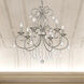 Donatella 6 Light 25 inch Brushed Nickel Chandelier Ceiling Light