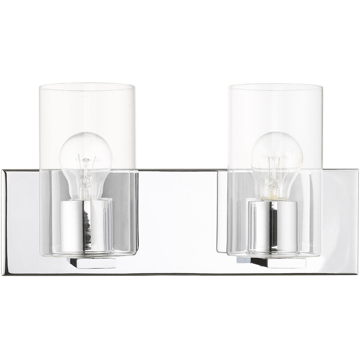 Zurich 2 Light 15 inch Polished Chrome Vanity Sconce Wall Light