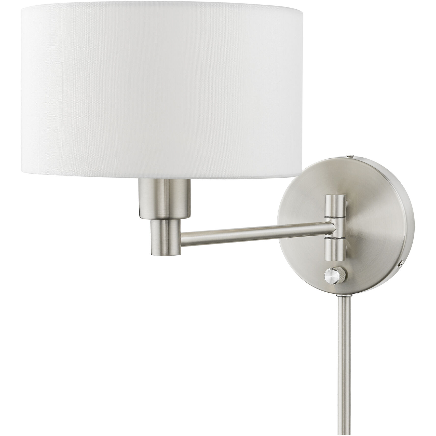 Allison 15 inch 60.00 watt Brushed Nickel Swing Arm Wall Lamp Wall Light