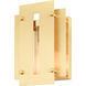Utrecht 1 Light 10 inch Satin Brass Outdoor Wall Lantern