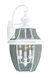 Monterey 3 Light 23 inch White Outdoor Wall Lantern