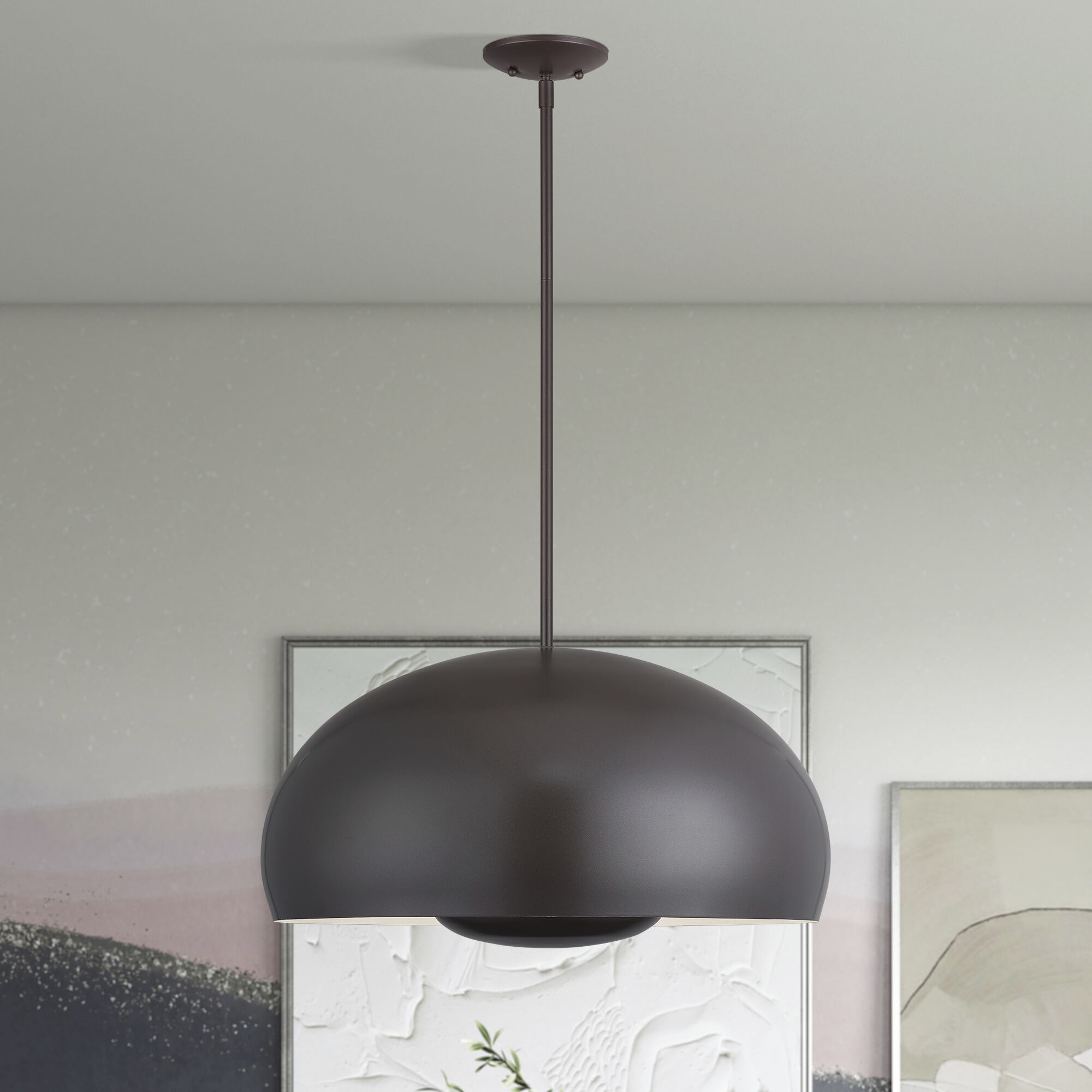 Domma 4 Light 22.5 inch English Bronze Pendant Ceiling Light
