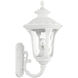 Oxford 1 Light 19 inch Textured White Outdoor Wall Lantern