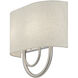 Stratton 2 Light 13 inch Brushed Nickel ADA Wall Sconce Wall Light