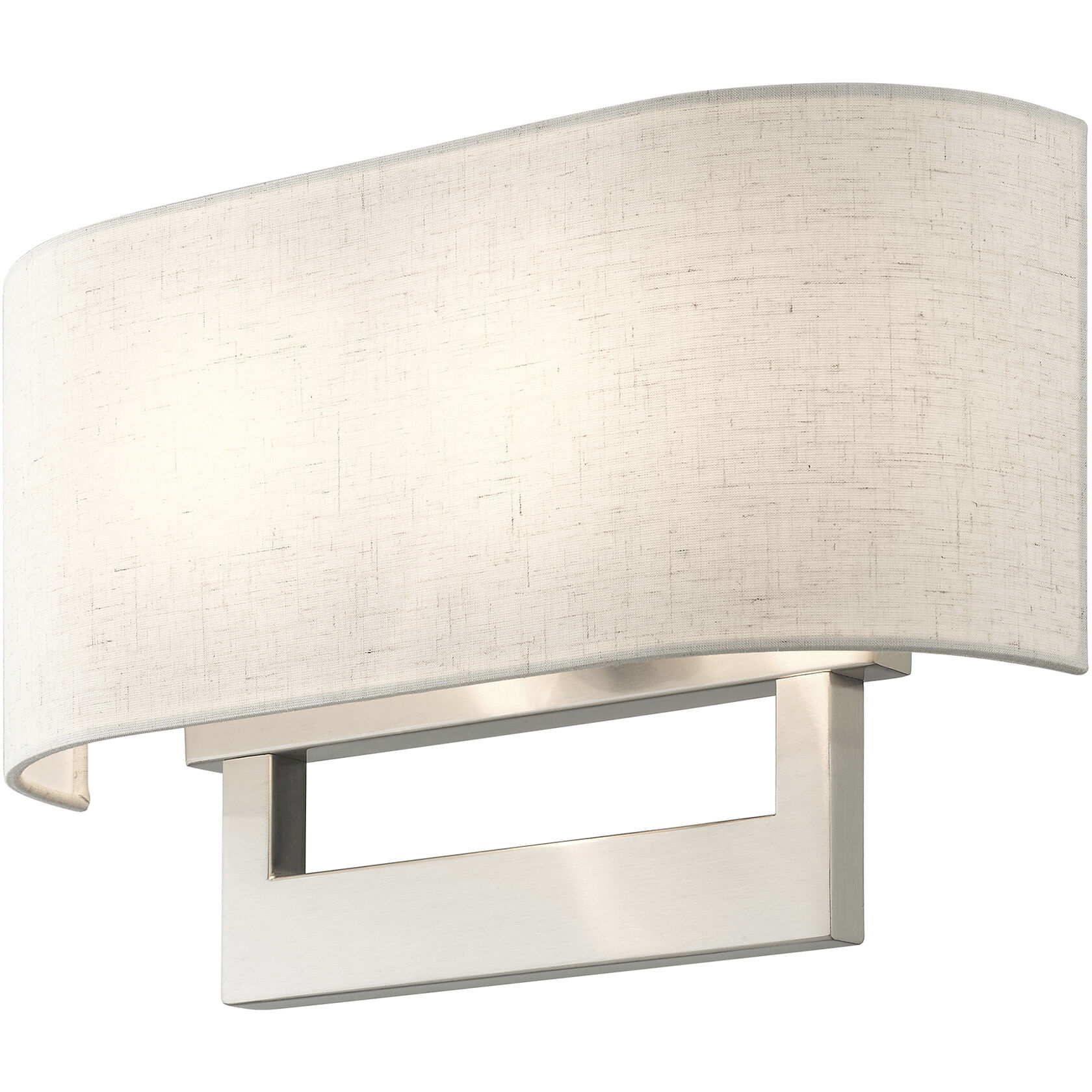 Allison 2 Light 15 inch Brushed Nickel ADA Wall Sconce Wall Light, Large