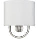 Stratton 1 Light 9 inch Brushed Nickel ADA Wall Sconce Wall Light