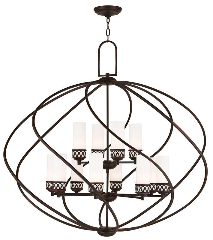 Westfield 12 Light 42 inch Olde Bronze Foyer Chandelier Ceiling Light