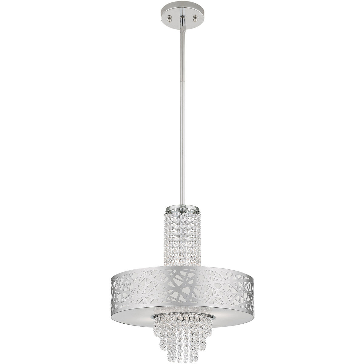 Allendale 4 Light 18 inch Polished Chrome Pendant Chandelier Ceiling Light
