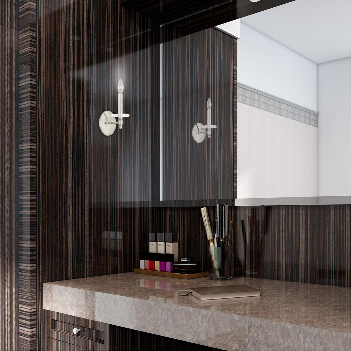 Bennington 1 Light 5 inch Brushed Nickel Wall Sconce Wall Light