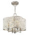 Grammercy 4 Light 14 inch Brushed Nickel Convertible Mini Chandelier/Ceiling Mount Ceiling Light