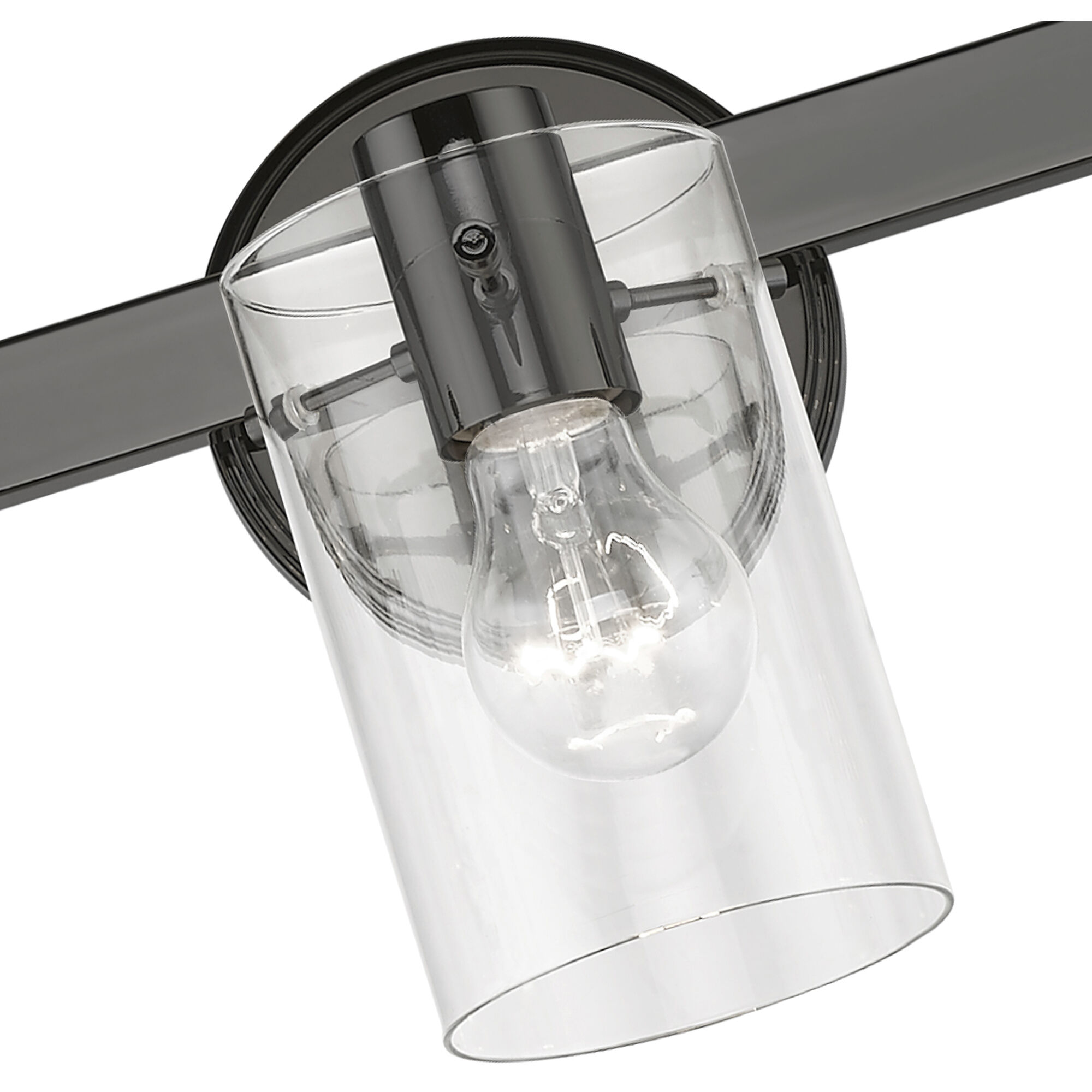 Munich 5 Light 42 inch Black Chrome Vanity Sconce Wall Light