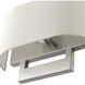 Allison Wall Sconce Wall Light in Brushed Nickel, Medium