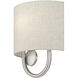 Stratton 1 Light 9 inch Brushed Nickel ADA Wall Sconce Wall Light