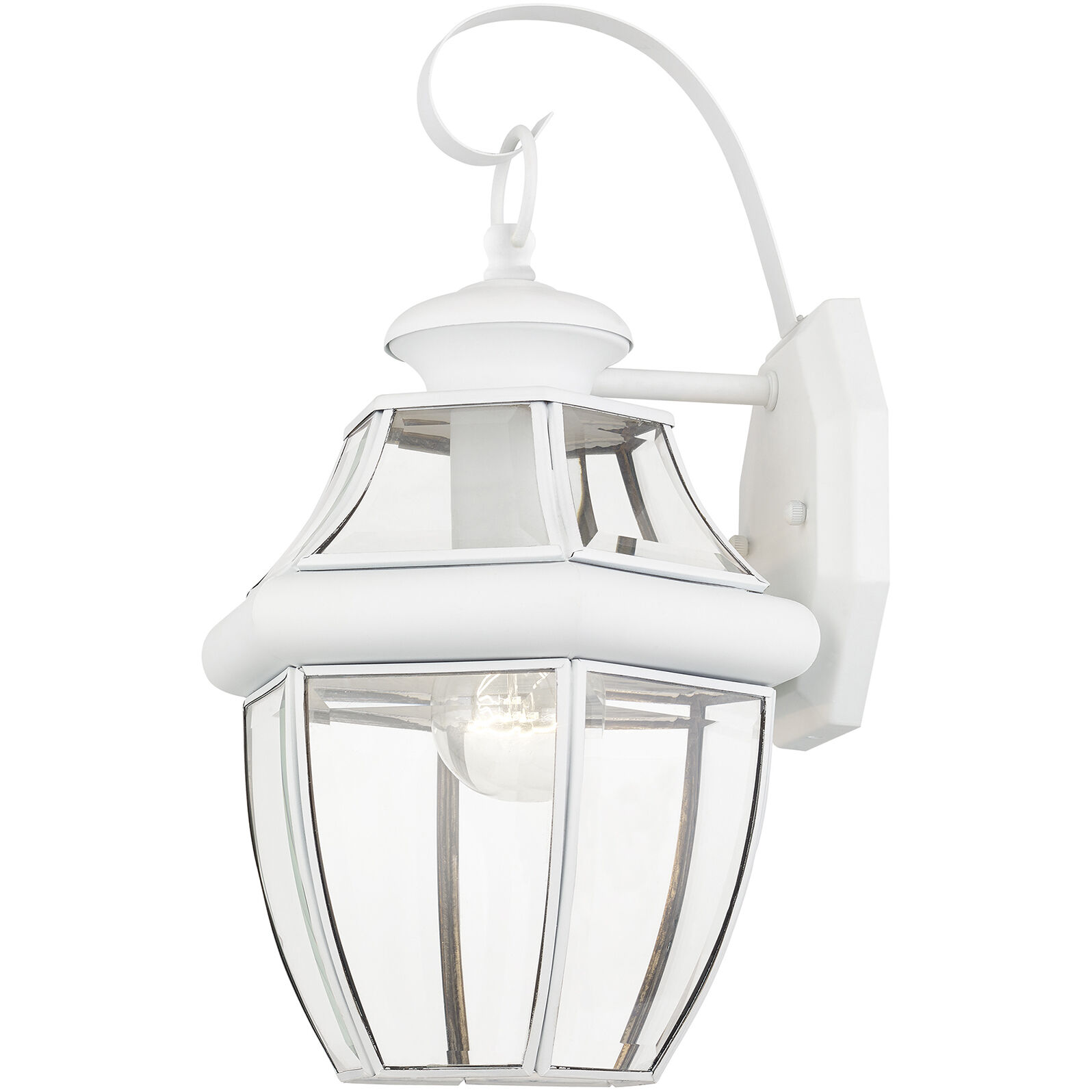 Monterey 1 Light 13 inch White Outdoor Wall Lantern