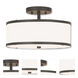 Park Ridge 2 Light 13 inch Bronze Semi-Flush Mount Ceiling Light