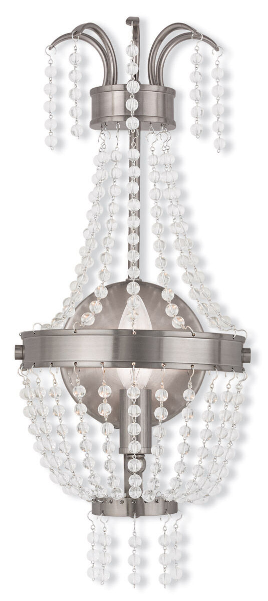 Valentina 1 Light 8 inch Brushed Nickel ADA Wall Sconce Wall Light