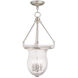Andover 4 Light 14 inch Brushed Nickel Pendant Ceiling Light