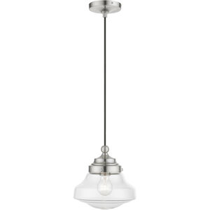 Avondale 1 Light 9 inch Brushed Nickel Mini Pendant Ceiling Light