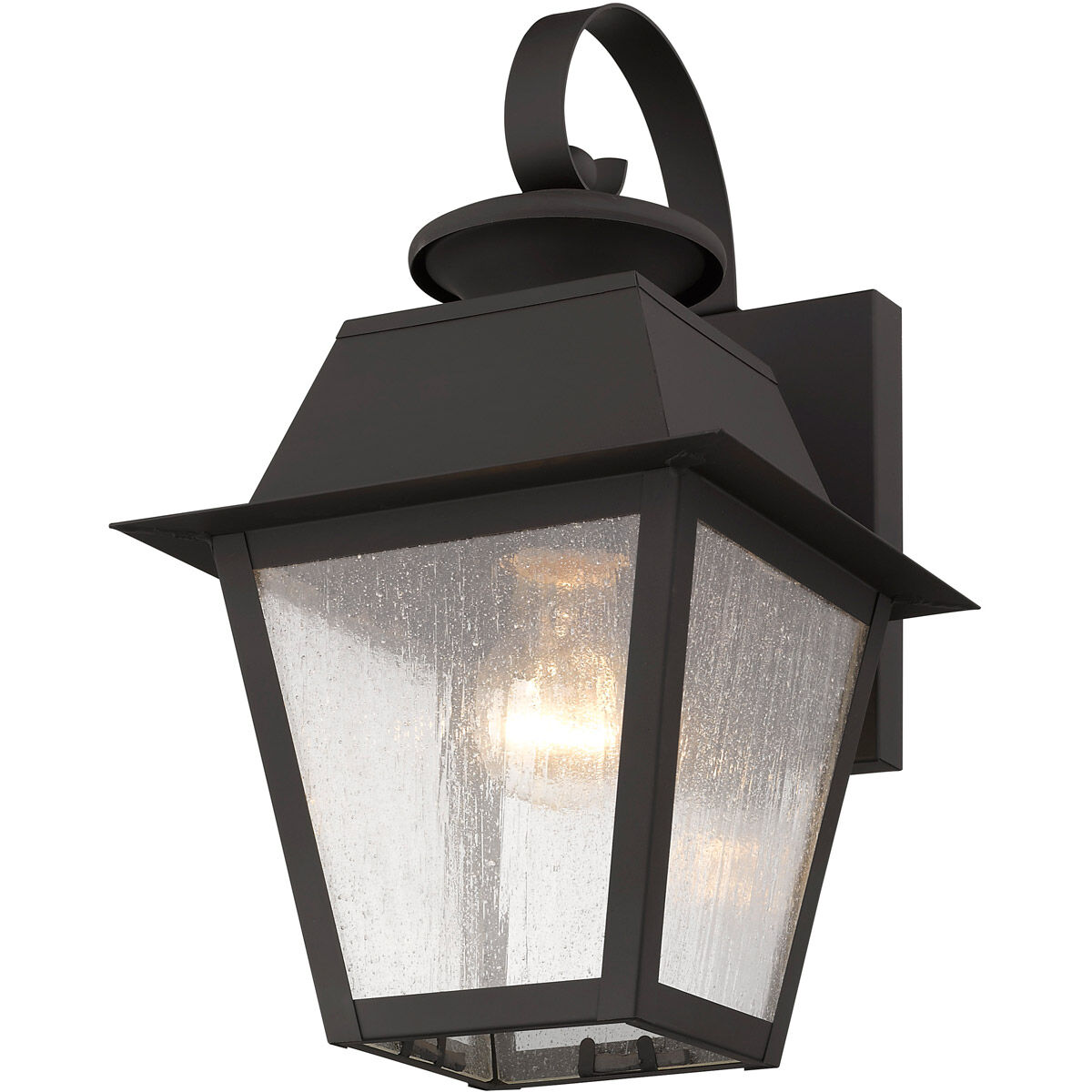 Mansfield 1 Light 13 inch Bronze Outdoor Wall Lantern