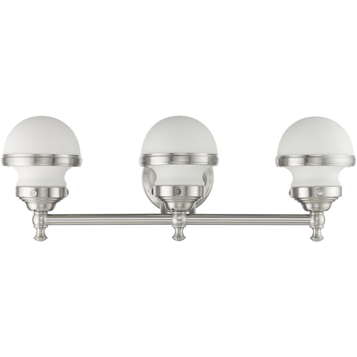 Oldwick 3 Light 24 inch Brushed Nickel Bath Vanity Wall Light