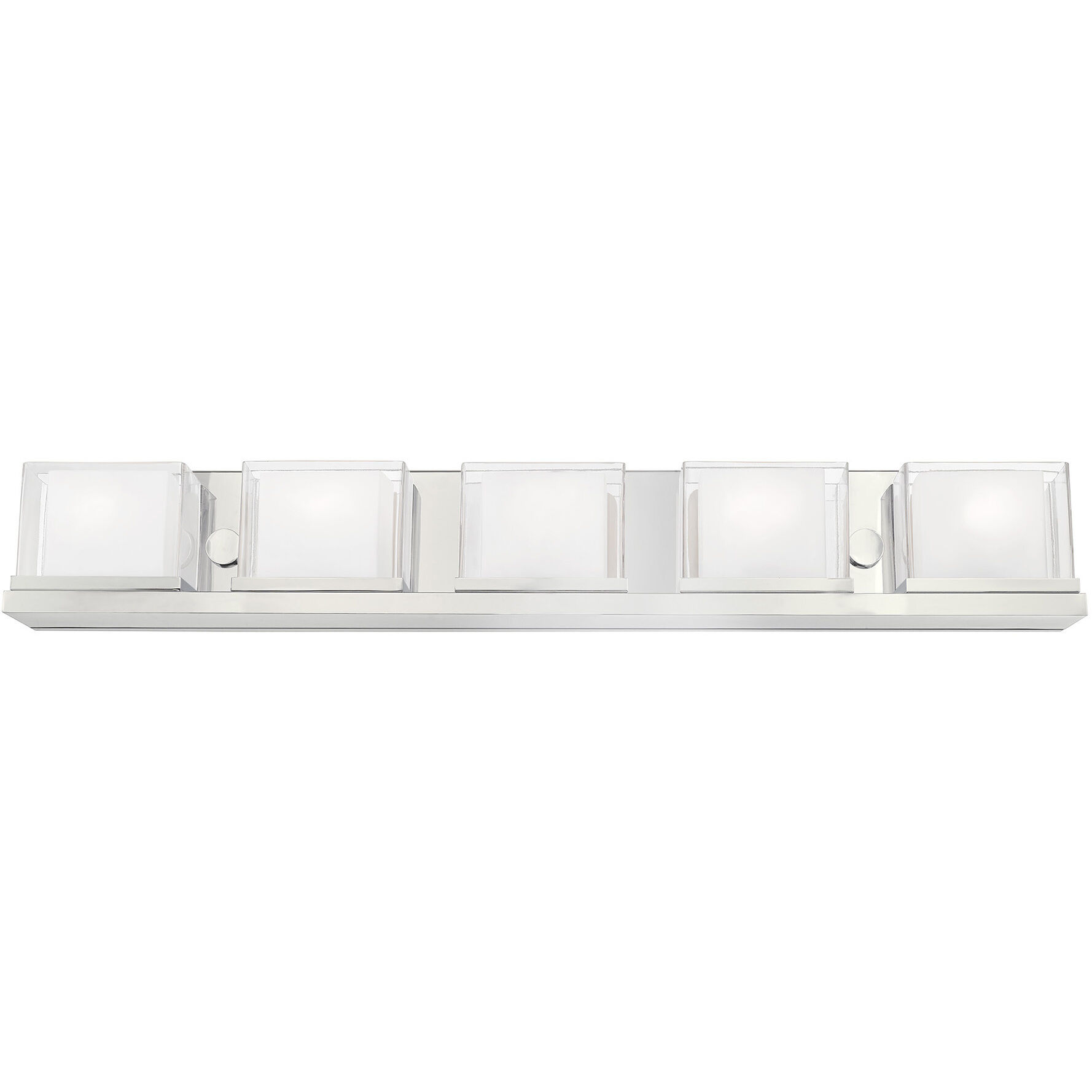 Duval 5 Light 42 inch Polished Chrome Bath Vanity Wall Light
