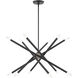 Soho 12 Light 28 inch Scandinavian Gray Chandelier Ceiling Light 