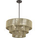 Acordia 6 Light 23 inch English Bronze Pendant Chandelier Ceiling Light