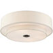 Meridian 6 Light 30 inch English Bronze Semi Flush Ceiling Light