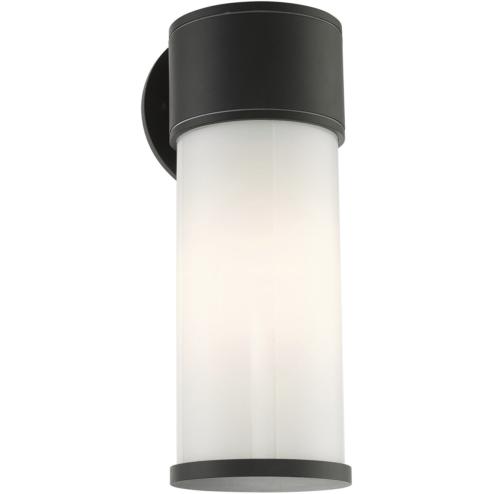 Landsdale 1 Light 12 inch Textured Black Outdoor Wall Lantern