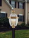 Monterey 3 Light 23.5 inch Antique Brass Outdoor Post Top Lantern