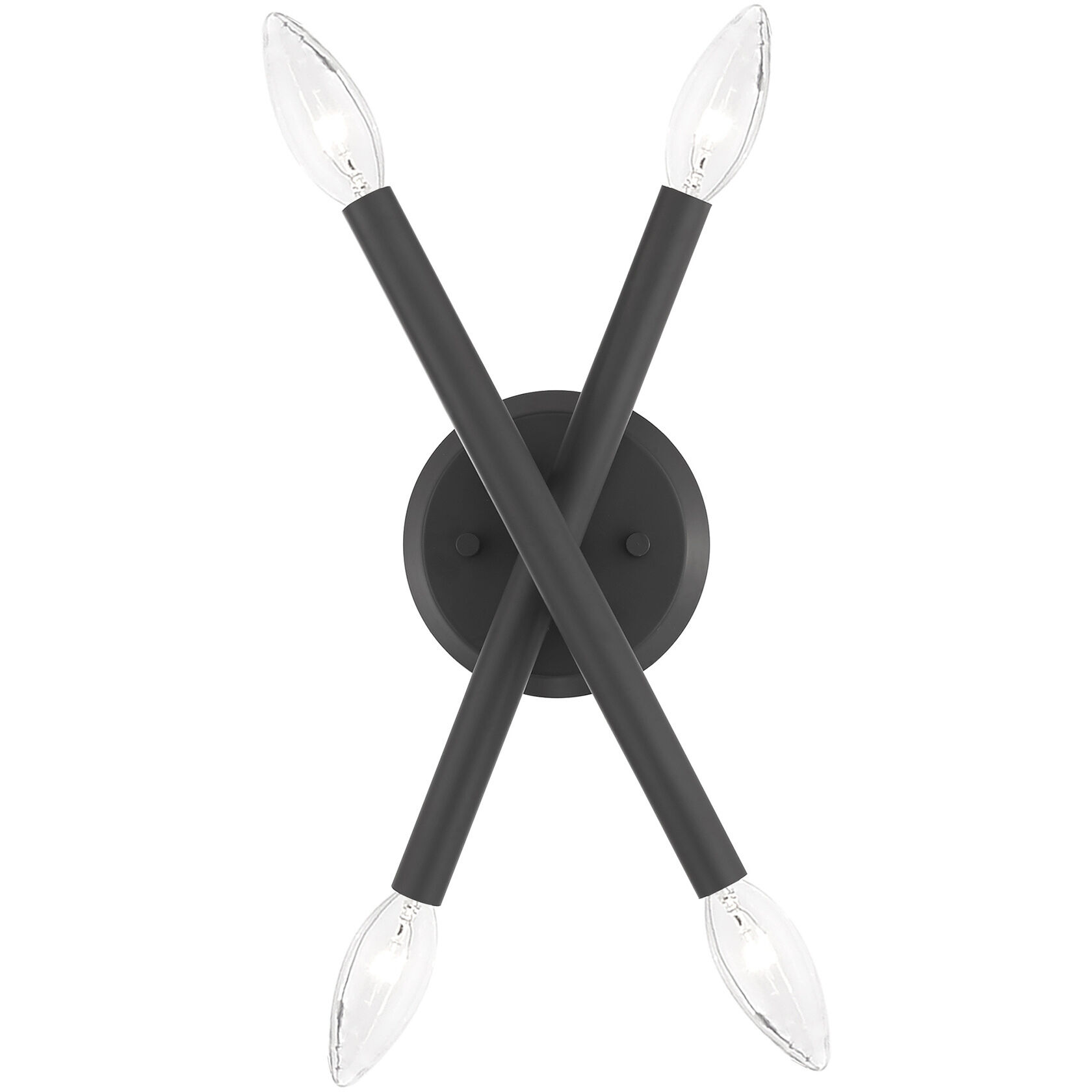 Soho 4 Light 6 inch Scandinavian Gray Sconce Wall Light