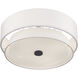 Fontana 4 Light 18 inch Bronze Semi-Flush Ceiling Light