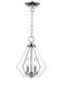 Prism 2 Light 11 inch Polished Chrome Convertible Mini Chandelier/Ceiling Mount Ceiling Light