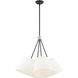 Prato 4 Light 25 inch Black Chandelier Ceiling Light