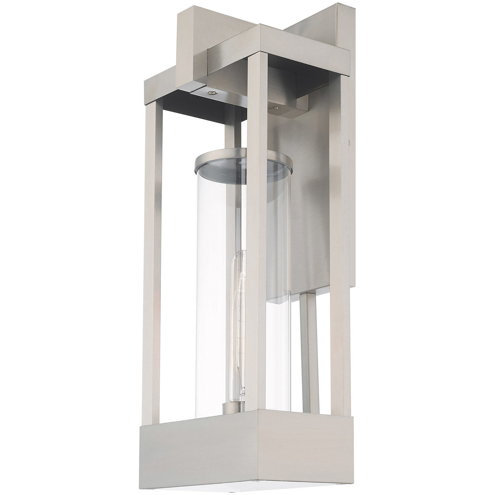 Delancey 1 Light 20 inch Brushed Nickel Outdoor Wall Lantern