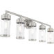 Hillcrest 5 Light 36 inch Brushed Nickel Bath Vanity Wall Light