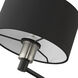 Bainbridge 14.75 inch 60.00 watt Black with Brushed Nickel Accents Swing Arm Wall Lamp Wall Light