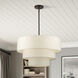 Manorwood 5 Light 28 inch English Bronze Pendant Chandelier Ceiling Light, Medium